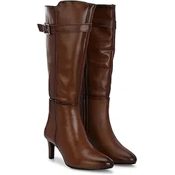 Women Vegan Leather Chelsea Knee Boots 64733