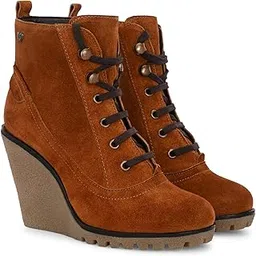 Women wedge derby ankle boots TT-0059