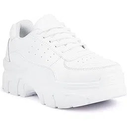 Women White Casual Sneakers