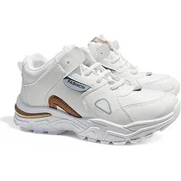 Women White Sneakers Shoes Pack of 1