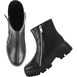 Women Zipper Boots