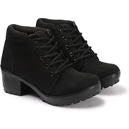 Women's And Girl's Heel High Ankle Suede Leather Classic Winter Boots