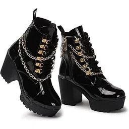 Women's & Girls Stylish, Trending & Amazing Black Boots for WomenI Fashionable and Trendy