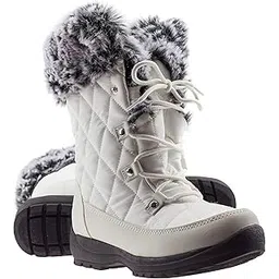 Women's Anna Warm Waterproof Insulated Comfortable Memory Foam Fur Winter Snow Boots