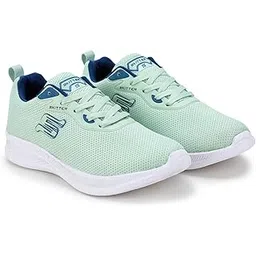 Womens Attractive Lace-Up Lightweight |Outdoor Sports Shoes | Breathable Mesh Sneakers with Cushioned Support for Hiking, Running, and Casual