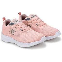 Womens Attractive Lace-Up Lightweight |Outdoor Sports Shoes | Breathable Mesh Sneakers with Cushioned Support for Hiking, Running, and Casual