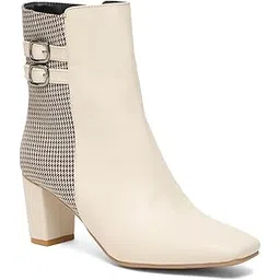 Womens Beige Boots FnH HB02-BG