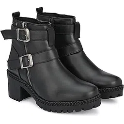 Women's Black Ankle Boots 59991