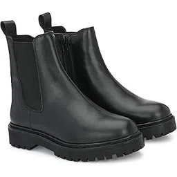 Womens Black Chelsea Ankle Boots 59693