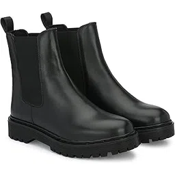 Womens Black Chelsea Ankle Boots 59694
