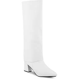 Womens Black Knee High Slouch Boots