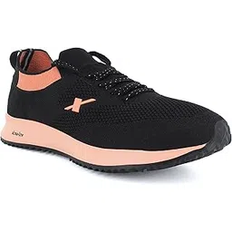 Women's Black Peach Running Shoe (SL-167)