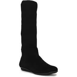 Women's Calf Length Upside Elastic Boots