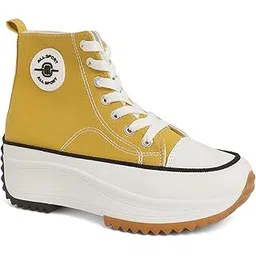 Women’s Canvas Lace-Up Sneakers – Stylish, Lightweight Casual Shoes for Walking, Hiking, Travel & Outdoor Comfort