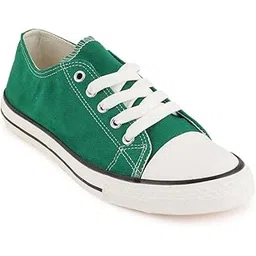 Women’s Casual Lace-Up Sneakers | Trendy Canvas Shoes for Girls & Women | Perfect for College & Travel