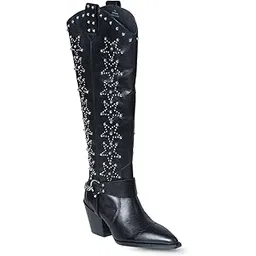 Women's Casual Leather Boots | Stylish Lace-Up Design with Cushioned Insole | Durable, Comfortable & Trendy for Everyday Wear