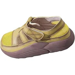 Women's Casual Shoes Female Anti Slip Sports Shoes Thick Soled Walking Shoes 35 Yellow|Clothing Shoes & Accessories | Womens Shoes | Athletic