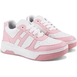 Women's Casual Sneaker Shoes Lightweight Soft & Comfortable with Extra Cushion Lace-Up Shoes for Women's & Girl's