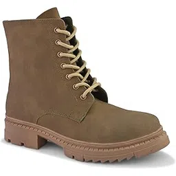 Women's Chelsea Boots | Round Toe Block Heel Shoes for Women | Lightweight Soft Cushioned Footbed with TPR Sole | Comfortable Slip On Ankle Boots for Daily & Casual Wear - 3(Olive) W 1705