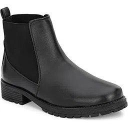 Women's Chelsea Boots | Slip-On High Ankle Shoes w1701