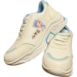 Women’s Chunky Sneakers | Thermoplastic Elastomer Sole Sports Shoes, WHITE,SKY Sneakers For Women