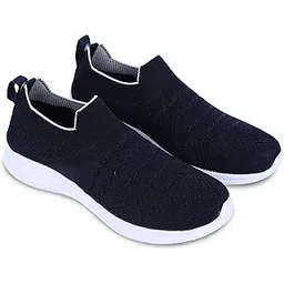 Womens Classy Slip-On Lightweight Sports Shoes | Breathable Mesh | Sneakers with Cushioned Insole for Casual, Walking |Athletic Comfort