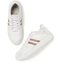 Women's Comfotable Lace-Up Casual Sneaker Shoes