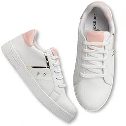 Women's Comfotable Sneaker Shoes - White Sneakers