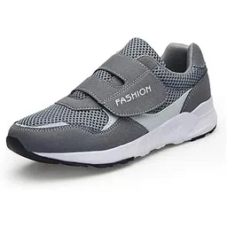 Women's Elderly Casual Comfort Walking Shoe Safety Flats Non-Slip Hook & Loop Sneakers