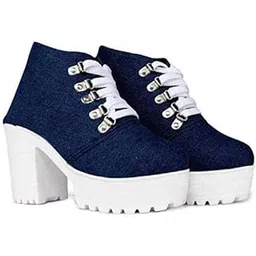 Women's Fashion Casual Outdoor High Heel Ankle Boot