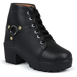 Women's Fashion Casual Outdoor High Heel Ankle Boot