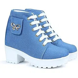 Women's Fashion Casual Outdoor High Heel Ankle Boot