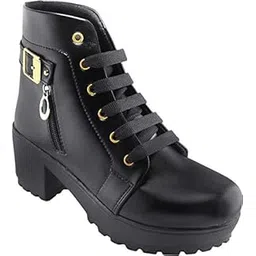 Women's Fashion Casual Outdoor High Heel Ankle Outdoor Boot