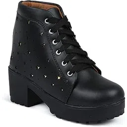 Women's Fashion High Heel Ankle Outdoor Boot