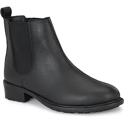 Women's Faux Leather Casual Slip On Boots EPW7200_P