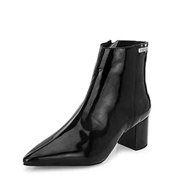 Women's Faux Leather High Heel Formal Chelsea Boots