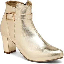 Womens Gold Boots FnH B296-GD