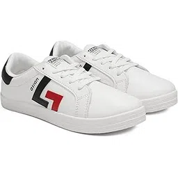 Women's JASMINE-02 Casual Sneaker Shoes with Extra Cushion Technology Lightweight White Sneaker,Lace-Up Shoes for Women's & Girl's