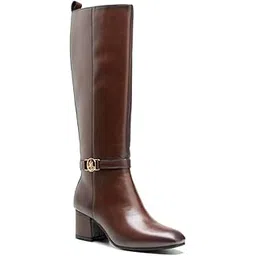 Women's Knee-High Boots Comfortable Chunky Block Heel Riding Boots Fall Boots