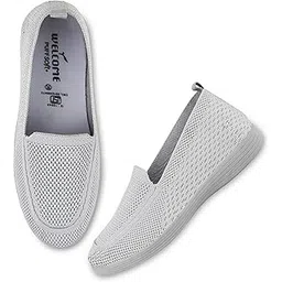 Womens Knit-29 Women's Lightweight Walking Shoes Super Casual Running for Everyday Wear Shoe for Women by Welcome Walking Shoe