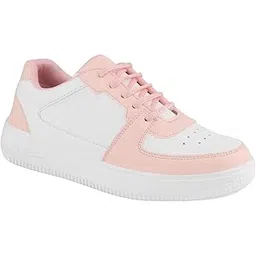Women?s Lace-Up Casual Sneakers ? Comfortable Everyday Fashion Trainers with Lightweight Sole