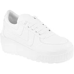 Women?s Lace-Up Casual Sneakers Shoe Comfortable Everyday Fashion Trainers with Lightweight Sole