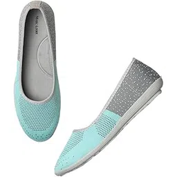 Women's Lightweight Athleisure Knitted Active Wear Slip-On Ballerina Casual Shoes for Daily Walking