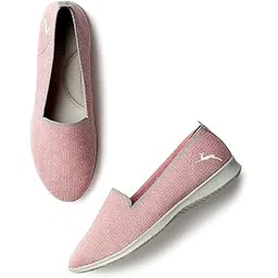 Women's Lightweight Athleisure Knitted Active Wear Slip-On Ballerina Casual Shoes for Daily Walking