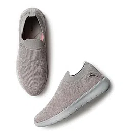 Women's Lightweight Athleisure Knitted Active Wear Slip-On Sneaker Shoes for Sports, Athletics, and Walking