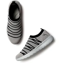 Women's Lightweight Athleisure Knitted Active Wear Slip-On Sneaker Shoes for Sports, Athletics and Walking