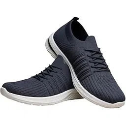 Women’s Lightweight Breathable Knit Walking Sneakers Shoes with Soft Cushion Sole