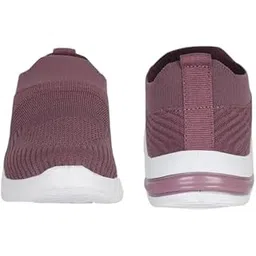 Women’s Lightweight Knit Slip-On Sneakers with Cushioned Sole