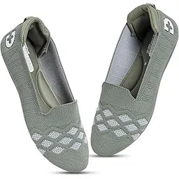 Women’s Lightweight Running & Walking Shoes | Breathable Knit Slip-On Sneakers with Memory Foam Cushion | Flexible, Soft Everyday Comfort Footwear for Ladies & Girls