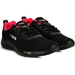 Women's Lisa (N) Walking Shoes BLK/Rani - 6UK/India